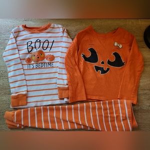 (3/$10) 2T Girls Halloween PJ and Extra Shirt Set